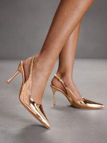 CUCCOO SZL Women Pumps - Champagne - View 5
