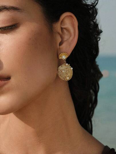 Opalesca 随机形状、颜色和图案串珠耳环，服饰，复古，串珠，婚礼/新娘配饰，仙女风/精灵风，珍珠，适合妈妈/女士/女孩/母亲，优雅，高级，高贵，水晶