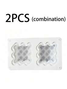 Molde de silicona con forma de corazón para velas, jabón y yeso, molde de manualidades DIY para hacer regalos para el Día de San Valentín y el Día de la Madre - Multicolor - Ver 14