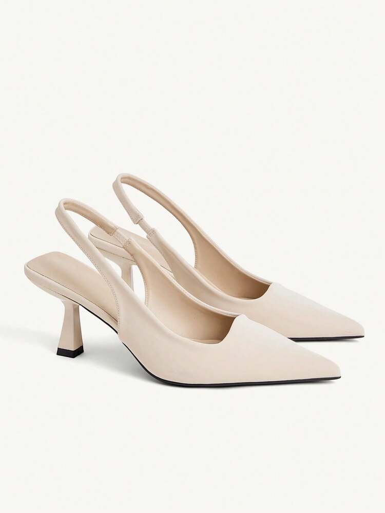 CUCCOO CHICEST Women Shoes Chinese Retro Pointed Kitten Heel Middle Heel Elegant Simple And Elegant Commuter Women High Heel Shoes Workplace Dating Formal Settings