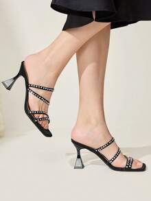 CUCCOO CHICEST Women's High Heel Sandals - Black - View 3