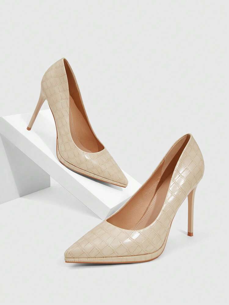 CUCCOO SZL Women's Pointed Toe Elegant Fashion High Heels For Daily Commute