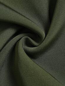 Elenzga 2026 New Retro Military Green Commuting & Casual Fashion Wide Leg Pants, High Waist Draping Loose Straight Leg Trousers, Versatile For Women In Spring & Autumn - Army Green - View 5