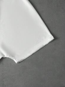 PAVTROS 男士街头风人像印花短袖T恤。男士青年街头风。男士圆领插肩短袖休闲T恤，创意印花，说唱歌手印花T恤。春夏皆宜，夏季，度假，复古，外出，派对，节日，送男友的礼物，街头服饰，运动 - 白色 - 查看 5