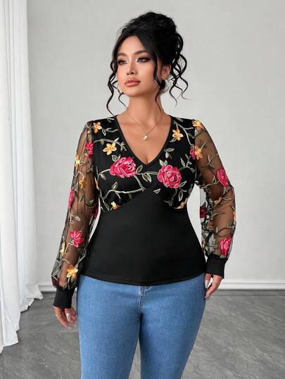 Elenzga Plus Size Women Tops