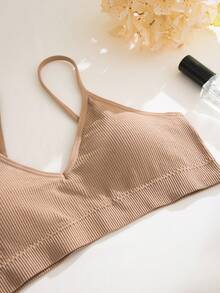 SHEIN Bộ 3 áo ngực nữ không đường may, không gọng, kiểu dáng thường ngày. - Nhiều màu - Xem 7