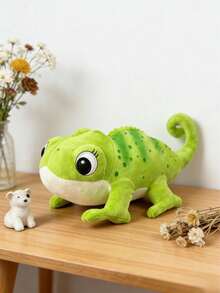 POKOJA LAND Juguete de peluche realista de camaleón, apariencia de camaleón simulada, opciones de color verde, azul y naranja, tela suave, almohada decorativa para el hogar, es un regalo de cumpleaños y sorpresa para Halloween, Pascua, Acción de Gracias, Día del Niño y otros días festivos - Multicolor - Ver 11