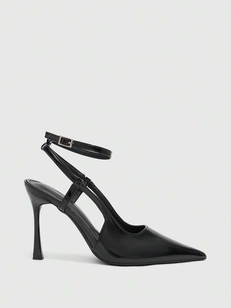 CUCCOO SZL Women's Solid Color Pointed Toe Elegant Commuting High Heels