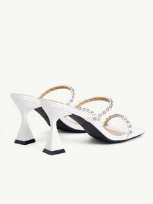 CUCCOO CHICEST Women's High Heel Sandals - White - View 5