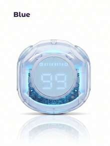 Teckwe 无线耳机，带RGB灯光、降噪功能，轻巧耐用，音质清晰，配备透明充电盒，适合户外通话。 - 均碼 - 查看 13