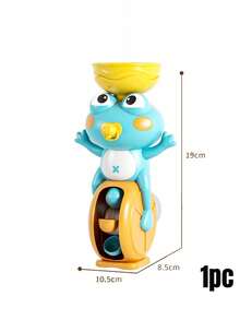 MINKOJA 1个青蛙戏水旋转玩具，适用于儿童泳池和浴室，复活节，复活节礼物，儿童节，儿童玩具，沙滩玩具，泳池玩具，水上玩具，儿童喷水玩具 - 彩色 - 查看 13