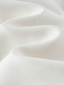 ZEYLAH 纽扣细节褶饰阔腿裤 - 白色 - 查看 6