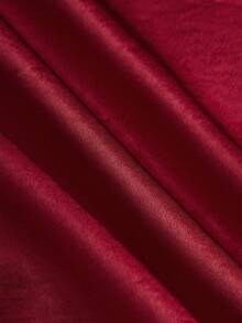 Glamine Women's Elegant Burgundy Satin V-Neck Long Dress,Summer Off-Shoulder Sash Back Dinner Party Dress For Ladies,New Year's Eve Christmas Red Gown - Red - View 5