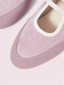 CUCCOO DOLLMOD Zapatos planos de moda versátiles para uso diario de mujer - Rosa vieja - Ver 8