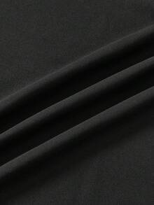 Officeau 男士长袖高尔夫 Polo 衫，秋季 - 黑色 - 查看 5