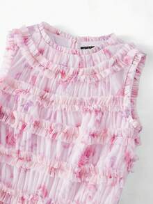 ZEYLAH 花卉印花鸡尾酒会礼服 - 粉色 - 查看 4