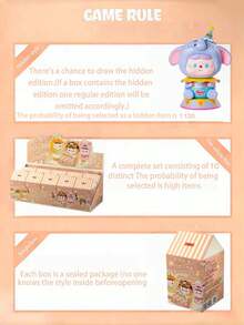 POKOJA LAND 10 Regular Models + 1 Hidden Farm And Circus Figurine Set, Cute Themed Collection Mini Statues, Suitable For Desktop Display As A Lovely Home Office Decoration Item. It Is A Unique Gift For Adults, Collectors, Friends And Family - Tide play blind box - View 6
