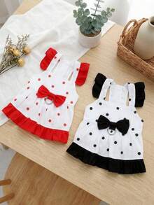 PETSIN Dog Clothing, Cat Clothing, Animal Skirts, Pet Spring/Summer New Collection, Puppy Dress, Princess Versatile Dress, Printed Stripes, Small Animal Clothing, Cool Sunscreen - Multicolor - View 2