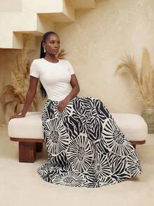 BamGlimmer Đầm nữ thiết kế mới, bất đối xứng, phối nhiều mảnh vải, kiểu dáng thời trang, phù hợp cho kỳ nghỉ xuân, ngày lễ tình nhân, năm mới, du lịch, đi học, dự tiệc và nghỉ mát. - Nhiều màu - Xem 7