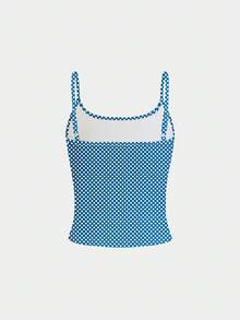 Glimmora Women's Summer Beach Vacation Polka Dot Print Camisole - Multicolor - View 2