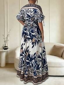 Ceyna 大码女式法式休闲碎花V领短袖连衣裙 优雅碎花连衣裙 波西米亚风连衣裙 女士度假装 女士度假连衣裙 优雅夏季连衣裙 长款度假连衣裙 女士夏季连衣裙 波西米亚风长款连衣裙 女士碎花长款连衣裙 女士春季穿搭 女士婚礼宾客装扮 女士长款休闲连衣裙 - 彩色 - 查看 2