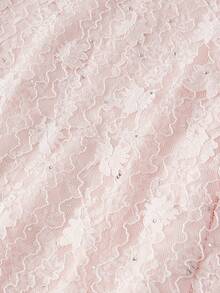 ZEYLAH 蕾丝亮片串珠连衣裙 - 粉色 - 查看 8