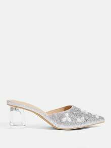 CUCCOO TILAWA Tacones para mujer - Gris plateado - Ver 10