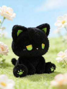 POKOJA LAND 可爱的小猫毛绒玩偶，Emo风格猫咪玩偶，多种颜色和款式可选，渐变色眼睛混色小猫，柔软面料，是送给朋友、男女朋友或家人的精致毛绒礼物，也是生日礼物、节日礼物和床头装饰的首选。 - 彩色 - 查看 6