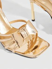 CUCCOO SZL Women Heeled Sandals Spring Shoes Summer - Medium gold - View 2