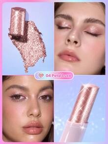 SHEGLAM Crystal Jelly 亮片眼影棒-Petal Luxe 品牌 美容 化妝 化妝品 適合女性與女孩 完美搭配夏季春季 Y2K 時尚 流行 生日 母親節禮物 假期 派對準備就緒 最佳顏色 - 04 Petal Luxe - 查看 5