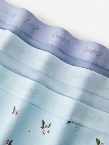 LUVLETTE 3条装纯棉中腰三角裤女士内裤套装 - 彩色 - 查看 8