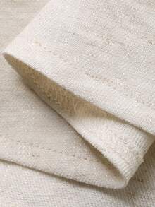 DAZY 男士长袖白色正装衬衫，适合夏季工作穿着 - 白色 - 查看 6