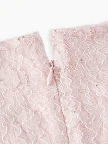 ZEYLAH 蕾丝亮片串珠连衣裙 - 粉色 - 查看 4