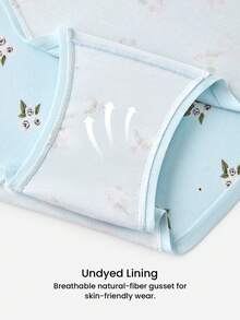 LUVLETTE 3-pack set med fräcka bomullsunderkläder för kvinnor med mellanhög midja - Multifärgad - Visa 4