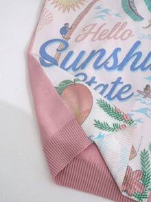 Manfinity Homme Men's Summer Vacation Coconut Tree Print Front Button Short Sleeve Cardigan Men Vacation Shirt Men Graphic Shirt - Multicolor - View 7