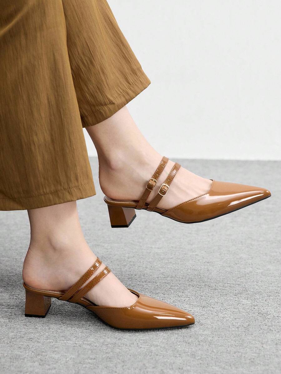 CUCCOO BIZCHIC Women Heeled Sandals - Brown - View 1