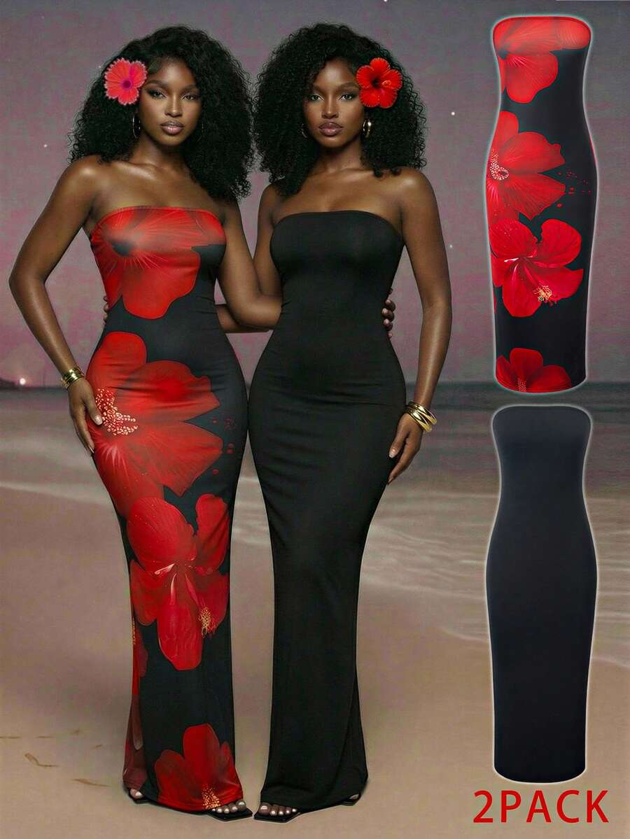 少女甜美简约风连衣裙，线条柔和，穿着舒适，适合校园、日常及外出等场合，春季必备 - 彩色 - 查看 1