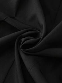 GlowEve CURVE 两件套加大码女式休闲褶皱裤套装 - 黑色 - 查看 5