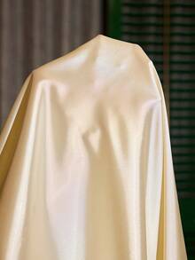 SilkySpell Women's Heavy Lace Patchwork Hem Slit Maxi Nightgown - Beige - View 8