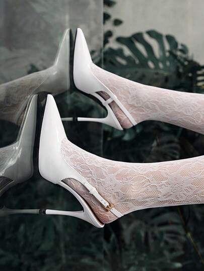 CUCCOO BIZCHIC Giày cao gót nữ màu đỏ tía, có nơ trang trí, quai sau, thích hợp cho kỳ nghỉ xuân, lễ Phục sinh và Giáng sinh.