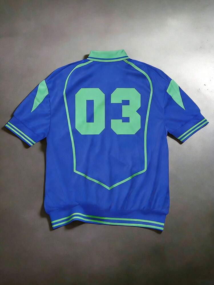 Polo Shirt With Number Print