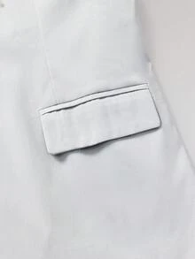 Officeau 男士休闲西装套装，包括夹克和裤子，适合春秋季节 - 灰色 - 查看 12