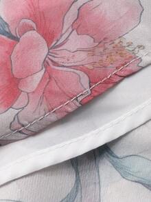 DAZY 女士飘逸宽松印花连衣裙 - 彩色 - 查看 8