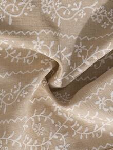 SHEIN 2pcs/Set Teen GirlCasual Camisole Top And Wide Leg Pants Set, Summer - Apricot - View 7