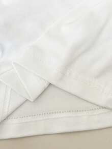 SHEIN 2pcs/Set Young Girl's Cute 3D Bow Camisole Top And Pink Plaid Shorts, Fresh Summer Vacation, Beach, Outing - Multicolor - View 4