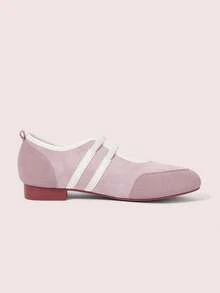 CUCCOO DOLLMOD Zapatos planos de moda versátiles para uso diario de mujer - Rosa vieja - Ver 10