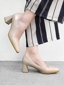 CUCCOO BIZCHIC Tacones para mujer - Beis - Ver 3