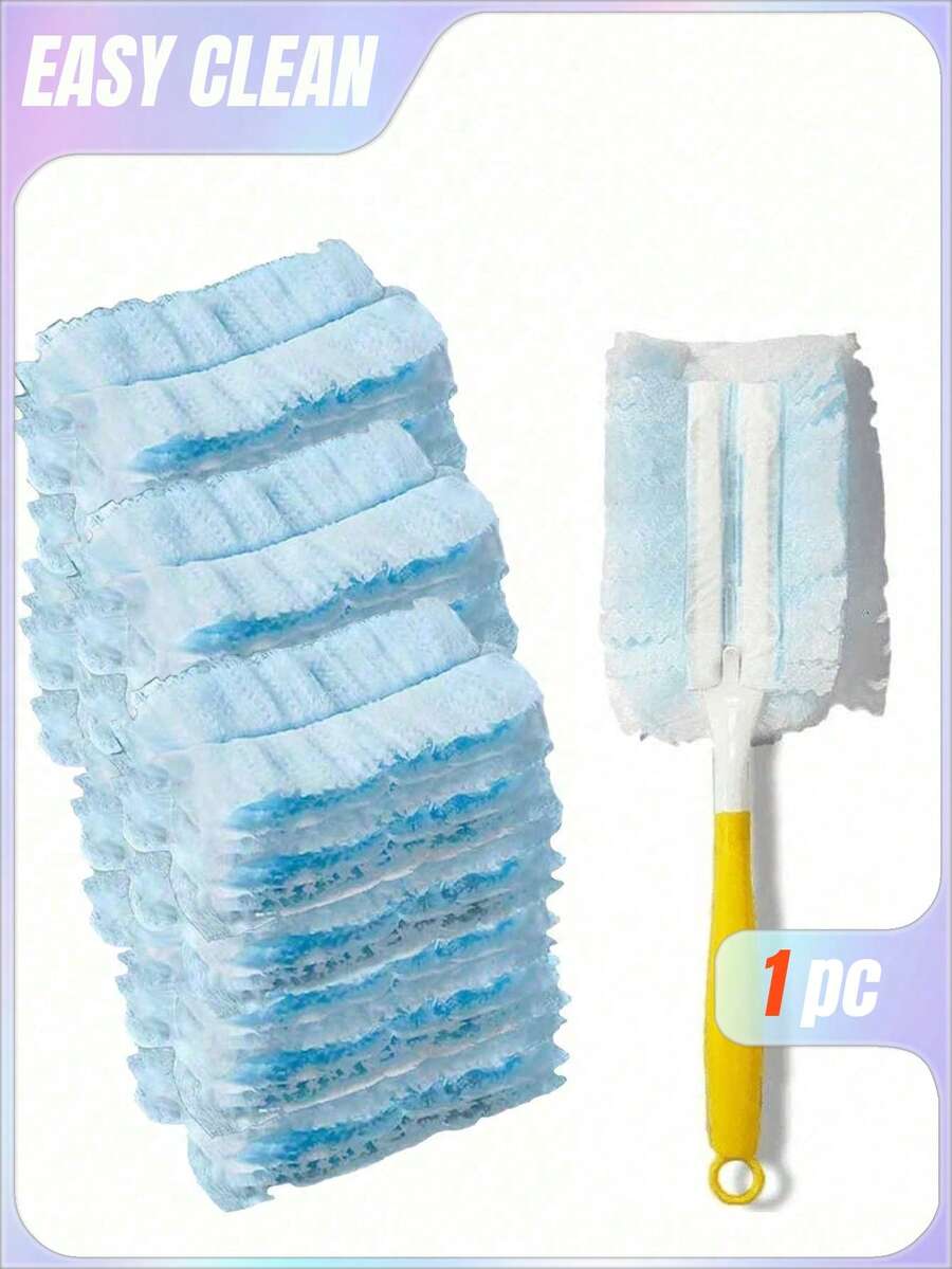 Recambios desechables para plumero, cabezales de plumero electrostático de repuesto - Eliminación de polvo sin esfuerzo para electrónicos, muebles, persianas y ventiladores de techo - (Mango no incluido) - Suministros de limpieza, accesorios de limpieza - Multicolor - Ver 1