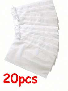 Bolsas organizadoras con cremallera y acabado mate - Mantén los artículos ordenados para ropa interior, maquillaje, papelería (1/5/10/15/20 paquetes) - transparente - Ver 13