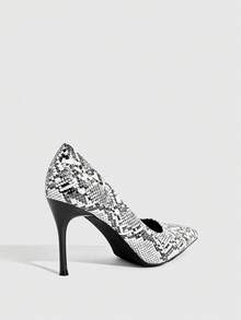 CUCCOO SZL Fashionable Party Sexy Pointed Toe Low Vamp Stiletto Heel Women Pumps - Multicolor - View 8